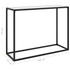 Konzolni stol bijeli 100 x 35 x 75 cm od kaljenog stakla Konzolni stol bijeli 100 x 35 x 75 cm od kaljenog stakla
