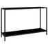 Konzolni stol crni 120 x 35 x 75 cm od kaljenog stakla Konzolni stol crni 120 x 35 x 75 cm od kaljenog stakla