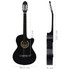 Klasična gitara Western s ujednačivačem i 6 žica crna Klasična gitara Western s ujednačivačem i 6 žica crna