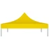 Krov za šator za zabave 2 x 2 m žuti 270 g/m²