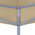 Krov za šator za zabave 4 x 3 m bež 270 g/m²