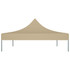 Krov za šator za zabave 4,5 x 3 m bež 270 g/m²