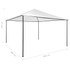 Sjenica 4 x 4 x 3 m bijela 180 g/m²
