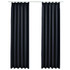 Zavjese za zamračivanje s kukama 2 kom antracit 140 x 245 cm