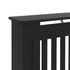 Pokrov za radijator crni 172 x 19 x 81 cm MDF