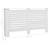 Pokrovi za radijator 2 kom bijeli 152 x 19 x 81,5 cm MDF