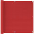 Balkonski zastor crveni 90 x 300 cm HDPE