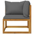3057608 4-Seater Garden Sofa with Cushion Solid Acacia Wood (2x311856)