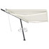 Tenda na ručno uvlačenje s LED svjetlima 500 x 300 cm krem
