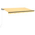 Tenda na ručno uvlačenje 450 x 350 cm žuto-bijela