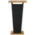 Barski stol crni 60x60x110 cm poliratan i masivno drvo bagrema