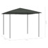 Sjenica 3 x 3 x 2,6 m antracit 160 g/m²