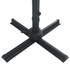 Konzolni suncobran s LED svjetlima 400 x 300 cm bordo Konzolni suncobran s LED svjetlima 400 x 300 cm bordo