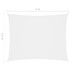 Jedro protiv sunca od tkanine Oxford pravokutno 2,5x4 m bijelo