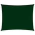 Jedro protiv sunca od tkanine pravokutno 2 x 3,5 m tamnozeleno