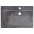 Umivaonik crni 58 x 39 x 10 cm mramorni