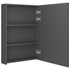 LED kupaonski ormarić s ogledalom sivi 50 x 13 x 70 cm LED kupaonski ormarić s ogledalom sivi 50 x 13 x 70 cm