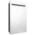 LED kupaonski ormarić s ogledalom sjajni crni 60 x 11 x 80 cm