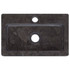 Umivaonik crni 38 x 24 x 6,5 cm mramorni