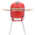 Kamado roštilj i pušnica keramički 81 cm