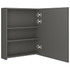 LED kupaonski ormarić s ogledalom antracit 50 x 14 x 60 cm