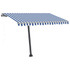 Samostojeća automatska tenda 300 x 250 cm plavo-bijela