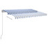 Samostojeća automatska tenda 300 x 250 cm plavo-bijela