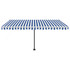 Samostojeća automatska tenda 400 x 300 cm plavo-bijela