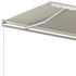 Samostojeća automatska tenda 450 x 300 cm krem