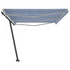 Samostojeća automatska tenda 600 x 300 cm plavo-bijela