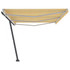 Samostojeća automatska tenda 600 x 350 cm žuto-bijela