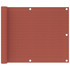 Balkonski zastor terakota 75 x 300 cm HDPE