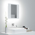 LED kupaonski ormarić s ogledalom bijeli 40 x 12 x 45 cm