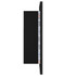 LED kupaonski ormarić s ogledalom crni 40 x 12 x 45 cm
