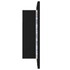 LED kupaonski ormarić s ogledalom crni 60 x 12 x 45 cm