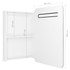 LED kupaonski ormarić s ogledalom sjajni bijeli 60 x 11 x 80 cm