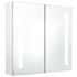 LED kupaonski ormarić s ogledalom sjajni bijeli 62 x 14 x 60 cm LED kupaonski ormarić s ogledalom sjajni bijeli 62 x 14 x 60 cm