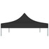 Krov za šator za zabave 4 x 3 m crni 270 g/m²