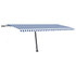 Samostojeća automatska tenda 500 x 350 cm plavo-bijela