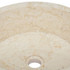 Umivaonik krem Ø 40 x 15 cm mramorni