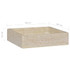 Umivaonik krem 40 x 40 x 10 cm mramorni
