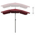 Vrtni suncobran sa šipkom 200 x 130 cm bordo Vrtni suncobran sa šipkom 200 x 130 cm bordo
