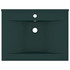 Luksuzni umivaonik mat tamnozeleni 60 x 46 cm keramički