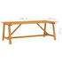 Vrtni blagovaonski stol 206x100x74 cm od masivnog drva bagrema
