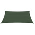 Jedro za zaštitu od sunca 160 g/m² tamnozeleno 2,5 x 3 m HDPE