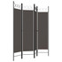 Sobna pregrada s 4 panela antracit 160 x 180 cm Sobna pregrada s 4 panela antracit 160 x 180 cm
