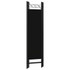 Sobna pregrada s 4 panela crna 160 x 180 cm Sobna pregrada s 4 panela crna 160 x 180 cm