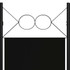 Sobna pregrada s 4 panela crna 160 x 180 cm Sobna pregrada s 4 panela crna 160 x 180 cm