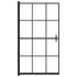 Pregrada za tuš ESG 80 x 140 cm crna
