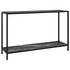 Konzolni stol crni 120 x 35 x 75 cm od kaljenog stakla 322842 Konzolni stol crni 120 x 35 x 75 cm od kaljenog stakla 322842